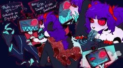 haru (masochistfox) from hazbin hotel by bileshroom