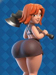 valkyrie (clash royale) from clash (series)