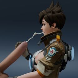 3d big_penis cum_in_mouth overwatch tracer