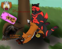 5:4 anatomically_correct anatomically_correct_feral anatomically_correct_genitalia anatomically_correct_vulva animal_genitalia animal_penis animal_vulva anthro bodily_fluids canid canine canine_genitalia canine_penis canine_vulva canis dialogue duo female feral feral_penetrated fox from_behind_position genital_fluids genitals hi_res internal knot knotting low-angle_view male male/female mammal muzzle_(object) muzzled peeing peeing_inside penetration penis sex size_difference stomach_bulge submissive submissive_feral urine urine_in_uterus urine_in_vagina urine_puddle valus_shadewalker valus_shadewalker_(valus_shadewalker) vulva watersports wolf zoophilia