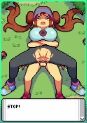 7:10 anal anal_sex animated badcolor big_breasts clothed_sex cum cum_inside darkred333 dialogue large_breasts longer_than_30_seconds pixel_animation pixel_art pokemon rape rosa_(pokemon) sex sex_from_behind small_dom_big_sub small_penis smaller_male tagme twintails vertical_video video