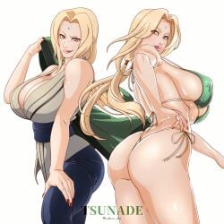1girls artist_name ass ass_bigger_than_head ass_focus ass_view big_ass big_breasts bikini bikini_bottom bikini_top blonde_hair bottom_heavy breasts breasts_bigger_than_head brown_eyes bubble_ass bubble_butt character_name coat commentary copyright_name facial_mark female forehead_mark from_behind haori holding_object huge_ass huge_breasts kimono large_breasts light-skinned_female light_skin long_hair looking_at_viewer looking_back looking_back_at_viewer low_twintails mature mature_female milf naruto naruto_(classic) naruto_(series) naruto_shippuden nice_ass oppai pants plain_background ponytail rear_view revealing_swimsuit saburo_des sagging_breasts shiny shiny_hair shiny_skin simple_background skimpy skimpy_bikini skindentation sleeveless smooth_skin solo solo_focus standing swimsuit text thick_ass thong_bikini tied_hair tsunade twintails voluptuous voluptuous_female watermark wet wet_body wet_skin white_background
