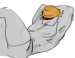 1boy 2d 75shnaga ass ass_focus big_ass boobs breasts builderman chubby chubby_male completely_nude construction_helmet forsaken_(roblox) gay grey_body grey_skin hairy_body hairy_boobs hairy_chest hairy_male hand_behind_head hardhat helmet_only laying_on_back male male_boobs male_focus male_only mature_male muscular muscular_male naked naked_male nipple nipples nude nude_male on_back roblox roblox_game robloxian slightly_chubby slightly_chubby_male solo solo_focus solo_male white_background