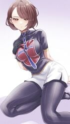 brown_eyes brown_hair clothing gloria_(pokemon) pokemon pokemon_ss sfw shorts tagme tokufumi