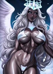 1girls ai_generated angel animated big_breasts bikini bikini_bottom bikini_top blue_eyes breasts civitai curvy curvy_ass curvy_body curvy_female curvy_figure curvy_hips curvy_milf curvy_thighs female female_focus female_only gif hair halo hazbin_hotel kirillai mature_female milf sera_(hazbin_hotel) seraph solo solo_female solo_focus standing tagme thick thick_ass thick_legs thick_thighs white_hair