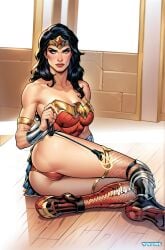 ai_generated comic comics dc_comics diana_prince fishnet_legwear sex superhero superheroine wonder_woman wonder_woman_(series)