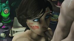 3d animated bioshock bioshock_infinite blue_eyes brown_hair elizabeth_comstock female happy lovelysfm mp4 no_sound tagme video