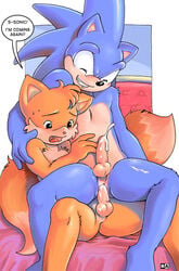 anal anthro balls battle_angel beay blonde_hair blue_arms blue_fur blue_hair color cum cum_inside english_text fox front_view fuckboy fur furry furry_only furry_tail gay hedgehog interspecies male male_only mammal miles_tails_prower multi_tail multiple_boys nude penetration penis sega sex sitting sonic_(series) sonic_team sonic_the_hedgehog sonic_the_hedgehog_(series) sonic_the_hedgehog_2 spread_legs straight_hair tail yaoi yellow_fur