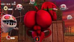 1boy 3d 3d_animation animated anthro ass ass_shake balls big_ass boo_(sonic) echidna ghost huge_ass jiggle jiggling_ass knuckles_the_echidna looking_at_viewer looking_back male male_focus nude nude_male penis shaking_ass shinyagaia shorter_than_30_seconds sonic_(series) sonic_the_hedgehog_(series) sound thick_thighs twerking video wide_hips