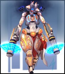 armor armored_boots armored_female armored_gloves bungie destiny_(game) destiny_2 firearm ghost_(destiny) gun humanization humanized midriff ranged_weapon saggs312_(artist) tagme weapon weapon_on_shoulder weapons