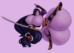 ass ass_bigger_than_body ass_bigger_than_head ass_built_separately breasts_bigger_than_head bubble_ass bubble_butt decisivetang_(artist) gigantic_ass huge_ass