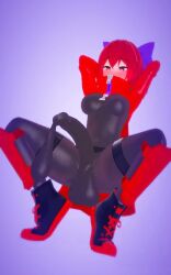 1futa 3d akatsuki_records animated balls bodysuit condom condom_suit futa_only futanari huge_cock loop mightyniku penis rock_n_rock_n_beat sekibanki squatting tagme thrusting touhou video