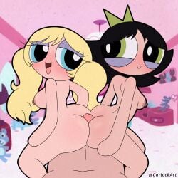 bubbles_(powerpuff_girls) buttercup_(powerpuff_girls) cartoon_network garlock powerpuff_girls