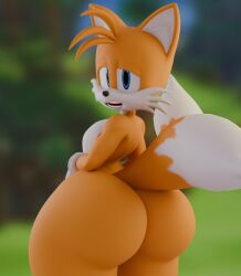 1boy 3d_model ass big_ass big_butt bubble_ass bubble_butt fat_ass fat_butt femboy fox fuckboy furry furry_only gay gloves handwear huge_ass huge_butt large_ass large_butt looking_at_viewer looking_back looking_back_at_viewer male male_only miles_prower slurpslurps solo solo_male sonic_(series) sonic_the_hedgehog_(series) tails tails_the_fox thick_ass thick_butt thick_thighs