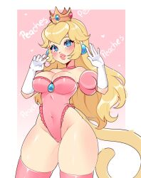 female female_only mario_(series) princess_peach rebthgin solo