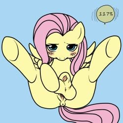 1futa anus balls breasts color feral fluttershy_(mlp) friendship_is_magic front_view full-package_futanari full_bladder futa_only futanari herm hermaphrodite intersex intersex_only megasweet multi_genitalia my_little_pony omorashi peeing penis pony pussy smooth_skin solo urination urine vulva