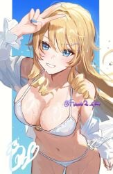 navia (genshin impact) from genshin impact by fuwa2