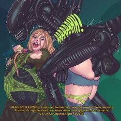 alien alien_(franchise) aliens anal anal_sex big_ass mrscrambled xenomorph