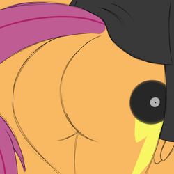 ass bottomless cutie_mark_crusaders ensayne friendship_is_magic my_little_pony scootaloo_(mlp) smooth_skin