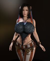 1girls 3d 3d_(artwork) alternate_ass_size alternate_breast_size alternate_costume black_hair breasts_bigger_than_head clothed clothed_female female female_only female_solo gigantic_breasts hips hourglass_figure huge_breasts kate_beckinsale necklace selene_(underworld) slim_waist solo solo_female top_heavy top_heavy_breasts underworld upper_body vaako vampire vampire_girl wide_hips