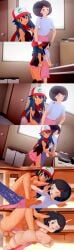 3d artist_request ash_ketchum daughter dawn_(pokemon) fusion fusion_character futanari girl johanna_(pokemon) mother parent_and_child pokemon possession satoshi_(pokemon) tagme women