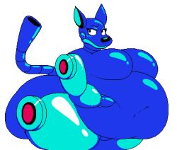 bbw big_ass big_breasts breasts bubble_butt chip_at_night female furry huge_ass huge_breasts obese overweight robot thick_thighs wide_hips