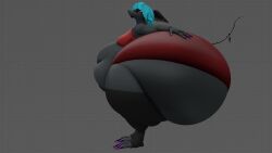 bbw big_ass big_breasts breasts bubble_butt chubby fat female furry huge_ass hyper_ass kingofthekabuto queenofthekabuto rat tagme thick_thighs wide_hips