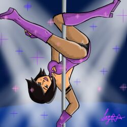 fanart female firecat_6 poledance the_million_game_academmy_veronika the_million_game_academy