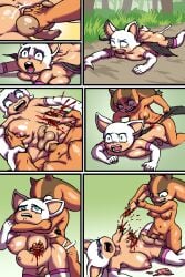 2futas anthro blood body_part_ripped_off color comic cum cum_in_pussy cum_inside debreasted dismemberment futa_on_futa futanari gore grabbing_balls guro imminent_death no.62 rape rouge_the_bat sadism snuff sonic_(series) sonic_boom sticks_the_badger uncensored vaginal_penetration