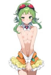 ai_generated breasts green_hair gumi nipples tagme