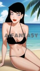 ai_generated beach dc_comics dcau girl lois_lane lois_lane_(dcau) superman:_the_animated_series superman_(series)