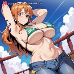 nami (one piece) from one piece by castle12
