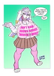 big_breasts breast_expansion breasts female furry huge_breasts lunarspy tagme thick_thighs wide_hips