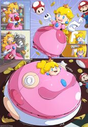 big_breasts breasts female inflation mario_(series) mario_vs._donkey_kong mini_mario mini_peach p-balloon power_up princess_peach super_mario_bros. super_mario_world tagme thick_thighs toy toy_transformation transformation veryfilthything wide_hips