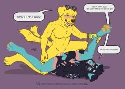 absurd_res anal anal_sex animal_humanoid anthro australian_shepherd bodily_fluids bojack_horseman canid canid_humanoid canine canine_humanoid canis cum cum_in_ass cum_inside dog_humanoid domestic_dog duo ejaculation genital_fluids genitals herding_dog hi_res humanoid male male/male mammal mammal_humanoid mr._peanutbutter naoto netflix pastoral_dog paws penetration penis sex sheepdog