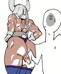 animated arm_between_legs ass boku_no_hero_academia bouncing_ass broken_arm crushing dark-skinned_female dark_skin faceless female flexing hands_on_own_hips highleg highleg_leotard huge_ass jiggle leotard long_hair mirko miruko mp4 muscular muscular_female my_hero_academia rabbit_ears rabbit_girl rabbit_tail rumi_usagiyama sashizume_soutarou simple_background standing tagme thick_thighs thighhighs thighs unfinished video white_background white_hair white_leotard