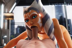 1boy 1girls 2024 3d 3d_(artwork) ahsoka_tano airress3d_(3d-modeller) athletic athletic_female bedroom bending_forward bending_over bent_over blender blowjob blue_eyes clone_wars completely_nude completely_nude_female detailed_background erect_penis erection face_markings facial_markings fellatio female female_focus hi_res highres human human_penetrating interspecies laying_down laying_on_back laying_on_bed leaning leaning_forward lekku lekku_(anatomy) light-skinned_male light_skin looking_at_viewer lucasfilm lydaz male male/female male_pov medium_breasts nude nude_female on_back on_bed oral oral_penetration oral_sex orange_body orange_skin penis petite petite_body pov pov_eye_contact seductive seductive_eyes seductive_look sex star_wars sucking sucking_penis the_clone_wars:_season_seven togruta vagina watermark