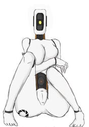 1girls 2d female female_only glados humanoid large_breasts mattwilson83 portal_(series) robot robot_girl robot_humanoid solo tagme vagina