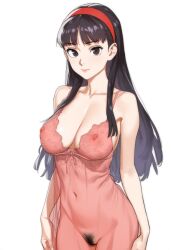 1girls ai_generated amagi_yukiko atlus black_hair breasts female female_only lingerie nai_diffusion persona persona_4 solo stable_diffusion tagme white_skin