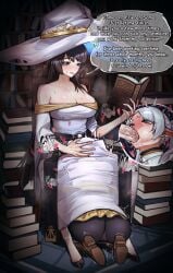 1futa 1girls 2025 2d 2d_(artwork) 2d_artwork absurd_res absurdres ahe_gao ahe_gao ahegao_face ass ass back_view background bangs bare_shoulders big_breasts blowjob blush blush blush_lines bottomless breasts brown_hair cameltoe choking_on_cock cleavage clothed clothed_female clothing cock collarbone commission continue_after_cum continuous_ejaculation crying crying_with_eyes_open cum cum_drip cum_dripping cum_dripping_from_mouth cum_in_mouth cum_inside cum_leaking cum_leaking_out_of_mouth cumming detailed_background dialogue dick dominant dominant_futa domination dress dripping dripping_cum duo ear_piercing earrings ejaculation elf elf_ears elf_female elf_girl english english_dialogue english_text erect_penis erection eyes_rolling_back fellatio female_only female_penetrated femsub frieren frieren_beyond_journey&#039;s_end front_view fully_clothed fully_clothed_female futa_on_female futa_penetrating futa_with_female futadom futanari gag gagging gagging_on_penis genital_fluids genitals grabbing grabbing_head head_grab hi_res highres holding holding_head intersex intersex/female intersex_penetrating leaking_cum leaking_cum_from_mouth light-skinned_female light-skinned_futa light_skin long_hair looking_pleasured motion_lines multiple_orgasms oral oral_insertion oral_penetration oral_sex orgasm orgasm_face parted_bangs penis pointy_ears pussy rear_view robe sex shangdong233 skirt sousou_no_frieren speech_bubble steam steaming_body straight_hair submissive submissive_female sweat sweatdrop sweating sweaty sweaty_body swept_bangs tear tearing_up tears text tied_hair tremble_lines tremble_spikes trembling twintails under_clothes under_skirt vagina vein veiny_hand veiny_hands veiny_penis white_hair witch witch_hat wizard