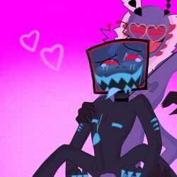 gay hazbin_hotel sex tagme valentino_(hazbin_hotel) viral vox_(hazbin_hotel)