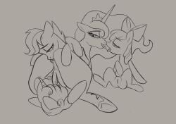 apple_bloom_(mlp) cutie_mark_crusaders foursome licking_ass licking_pussy making_out my_little_pony older_dom_younger_sub older_female older_on_young princess_luna_(mlp) scootaloo_(mlp) sweetie_belle_(mlp) younger_female