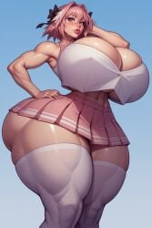 1girls ai_generated aibuta ass astolfo_(fate) big_ass big_breasts big_thighs blush breasts busty clothed clothed_female clothing curvy enormous_ass enormous_breasts enormous_thighs fat_ass fate/grand_order fate_(series) female female_only giant_ass giant_breasts giant_thighs gigantic_ass gigantic_breasts gigantic_thighs huge_ass huge_breasts huge_thighs hyper hyper_ass hyper_breasts hyper_thighs large_ass large_breasts large_thighs massive_ass massive_breasts massive_thighs navel rule_63 thick_thighs thighs voluptuous wide_hips wide_thighs