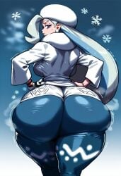 ai_generated big_ass big_breasts gigantic_ass gvukub huge_ass melony_(pokemon) nintendo pokemon thick_thighs walking wide_hips wobbling_ass