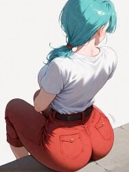 ai_generated artcalypse ass bulma_briefs dragon_ball