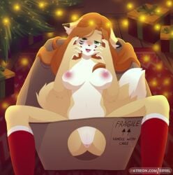 christmas eipril elisabeth_(eipril) female female_focus female_only furry nude nude_female tagme video