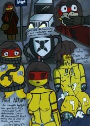 1girls black_body black_hair brainwashed brainwashing breasts countryhumans countryhumans_girl cum cum_in_pussy flag germany germany_(countryhumans) hypnosis hypnotic_eyes kidnapped kidnapped_girl licking licking_breast licking_cum licking_pussy mind_control peeing peeing_during_sex peeing_self red_body red_hair reprogramming robot robot_girl robotization rud_eyes sex_bot sex_from_behind sex_slave shivering yellow_body_hair