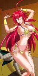 belly_dancer belly_dancer_outfit femsub harem_girl harem_outfit high_school_dxd rias_gremory rias_gremory_(belly_dancer) wadevezecha