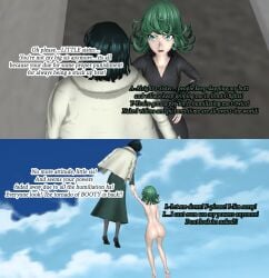 ass ass big_ass bubble_ass bubble_butt butt_cheeks butt_crack defeated defeated_heroine degradation embarrassed_nude_female enf enf-persona-fan exposed_ass fubuki_(one-punch_man) humiliated humiliation one-punch_man stripped_naked tatsumaki thick_ass whining