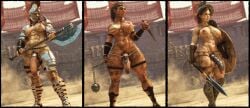 3d 3futas abigail_anderson abs axe balls big_breasts big_penis breasts cock_cage cock_ring codpiece dina_(the_last_of_us) dirt dirty effectively_nude ellie_(the_last_of_us) ellie_williams flaccid flail futa_only futanari gladiator helmet knife loincloth muscular muscular_futanari naughty_dog nipples penis spear squarepeg3d the_last_of_us the_last_of_us_2 veiny_penis weapon